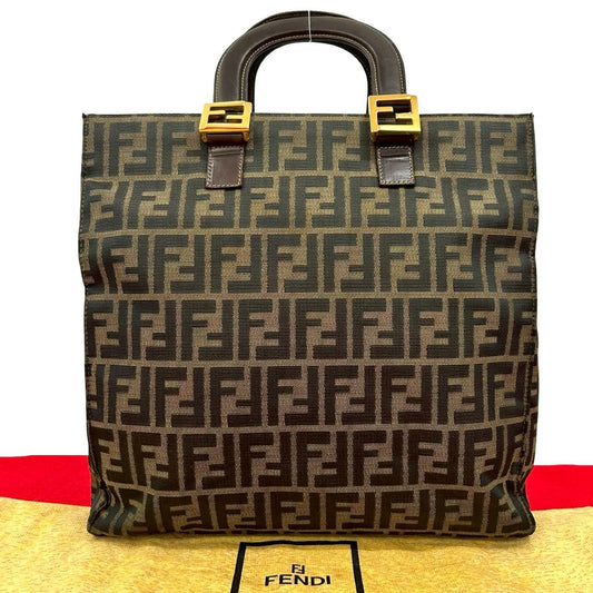 Fendi Luxury Canvas Red Handbag Style 18