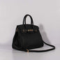 Luxury Hermes 30Cm Birkin Bag Togo Leather With Strap Black Gold