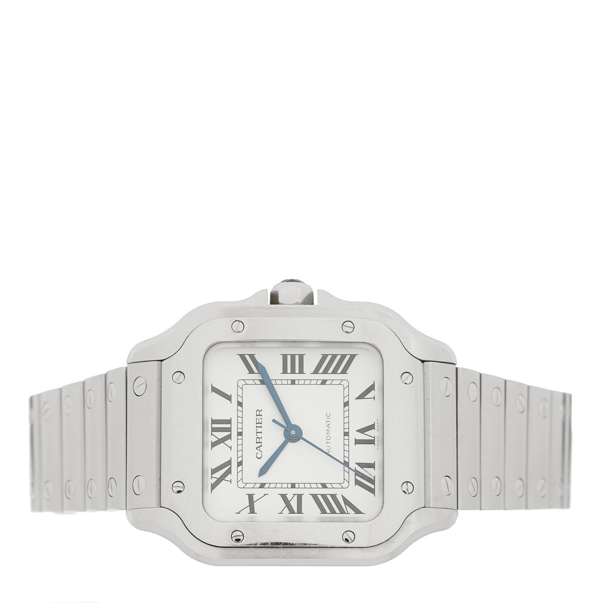 Stainless Steel 35mm Santos de Cartier Automatic Watch