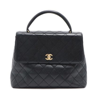 Chanel Kelly Caviar Black Handbag Style