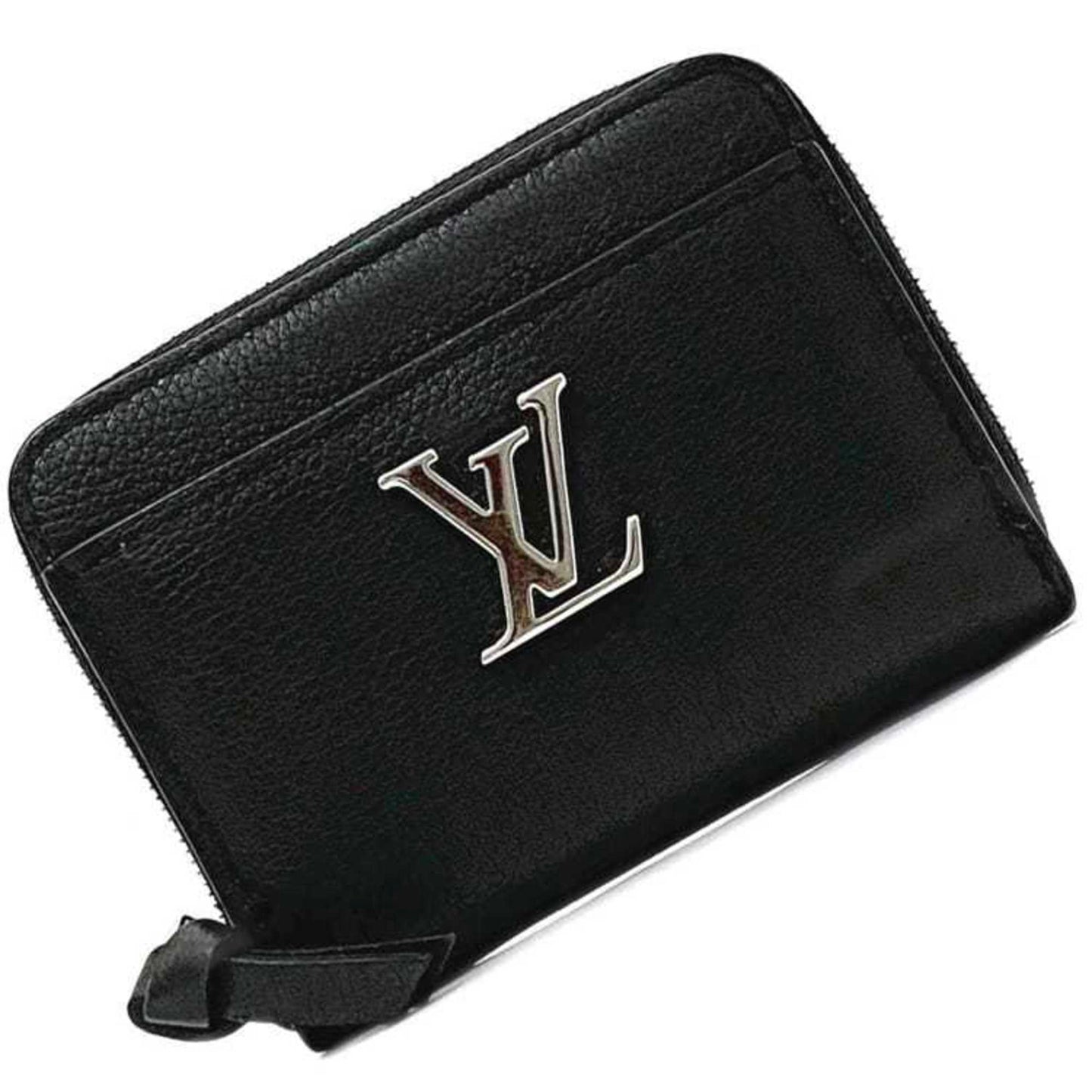 Louis Vuitton  Noir Leather Coin Purse/Coin Case