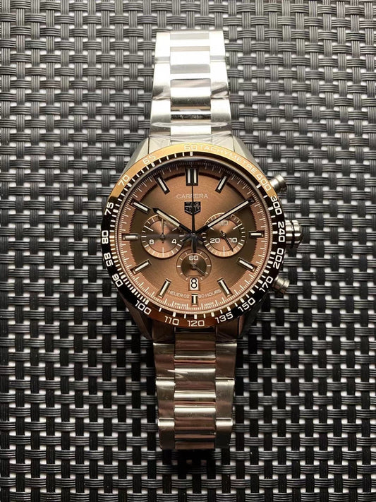 Tag Heuer Carrera 44mm Golden Dial