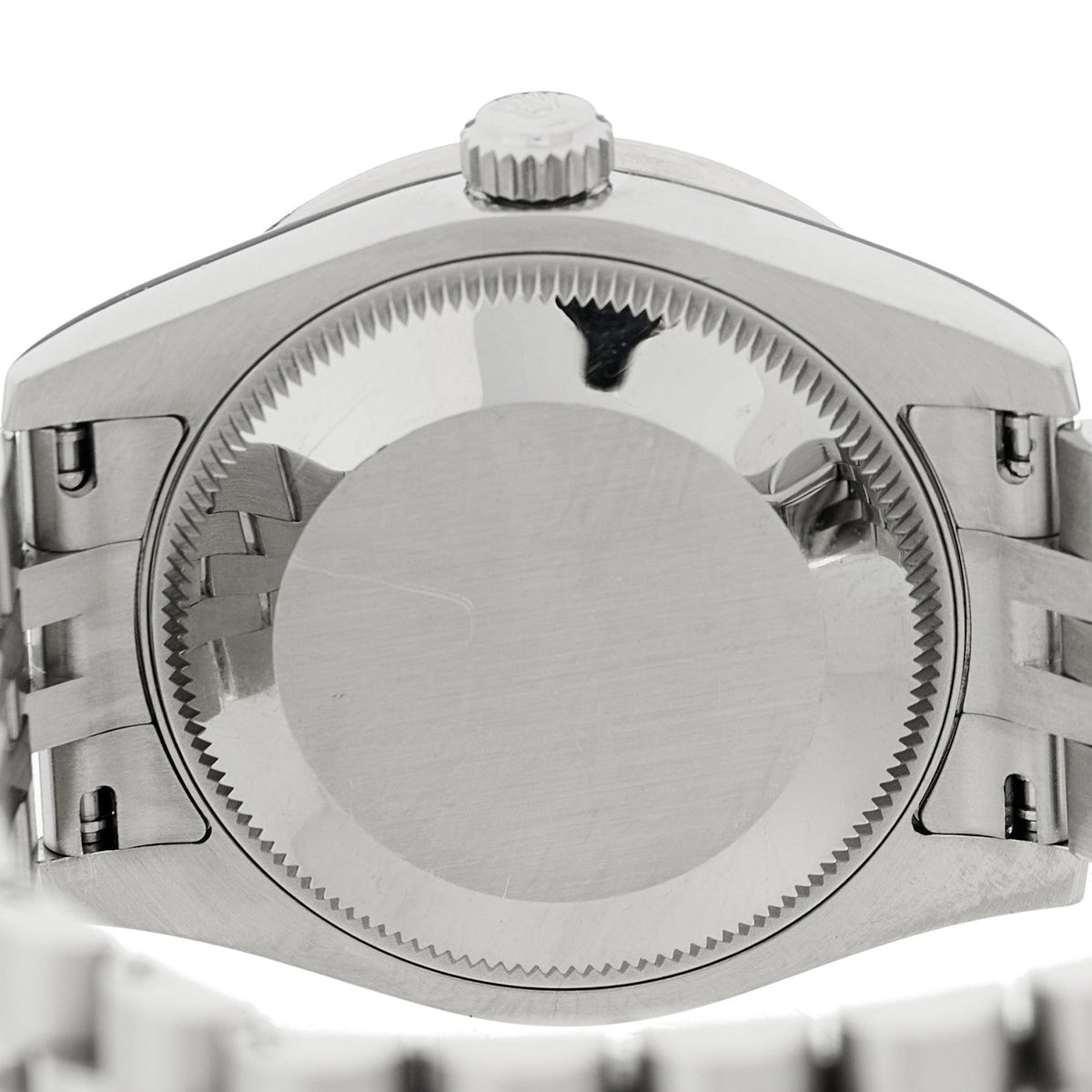 Stainless Steel 18K White Gold Diamond Bezel 31mm Oyster Perpetual Datejust Watch Silver 278384RBR
