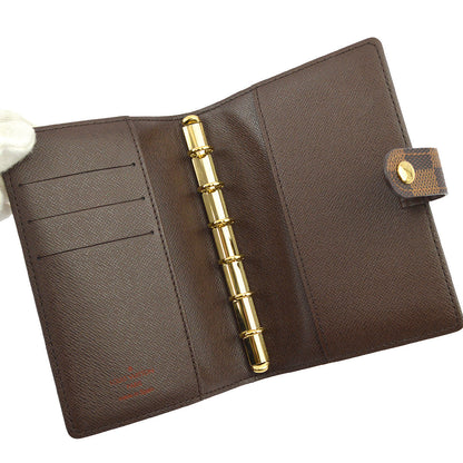 Louis Vuitton 2007 Damier Agenda PM Notebook Cover R20700 Small Good