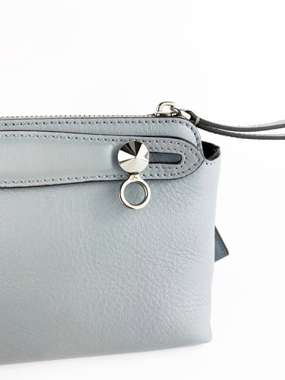 Fendi Light Blue By the Way Bag with Flower Tail