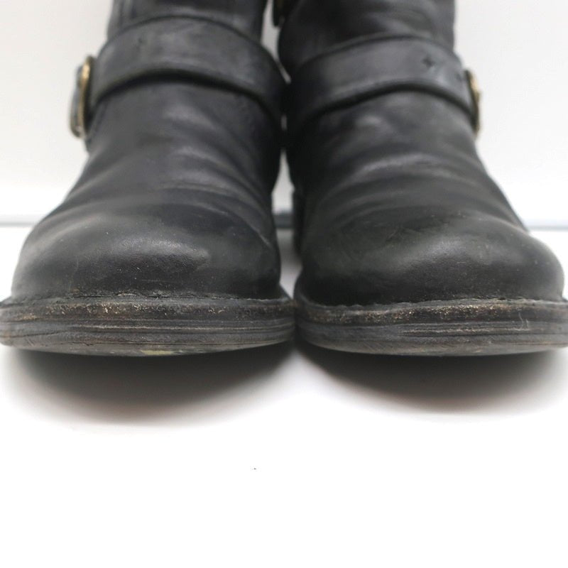 Fiorentini + Baker Eli Eternity Biker Boots Black Leather Size 36 Ankle Boots