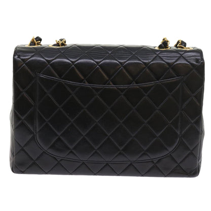 Chanel Leather Black Chain Shoulder Bag