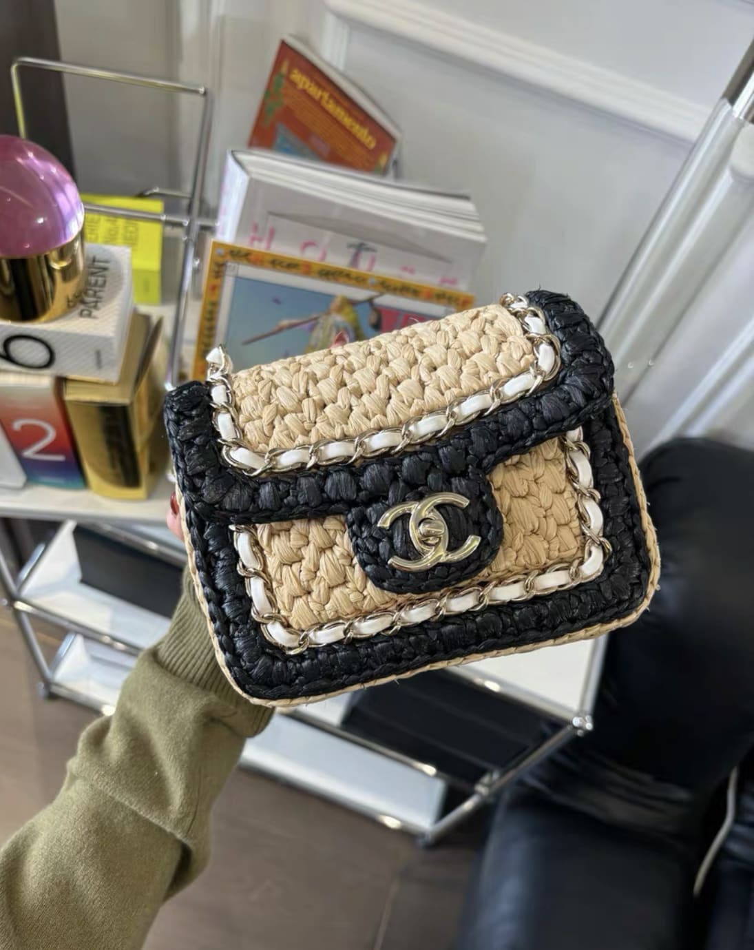Chanel Luxury Leather Shoulder Bag Style 4