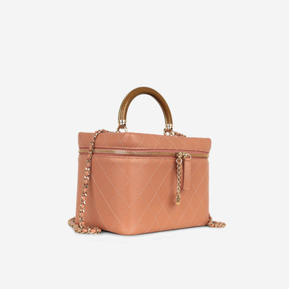Chanel Knock On Wood Vanity Case