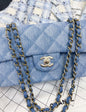 Chanel Classic Flap Blue Shoulder Bag