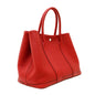 Luxury Hermes Red Garden Party Negonda Leather Bag