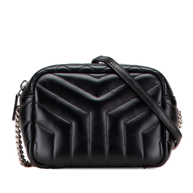 Saint Laurent Loulou Leather Red Shoulder Bag