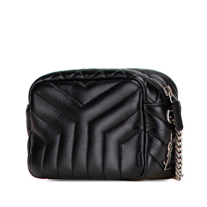 Saint Laurent Loulou Leather Red Shoulder Bag