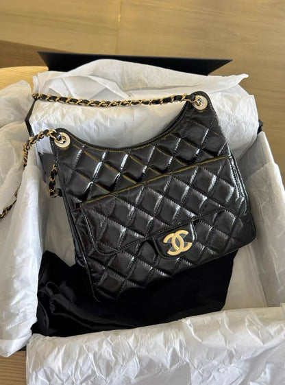 Chanel Luxury Leather Shoulder Bag Style 5