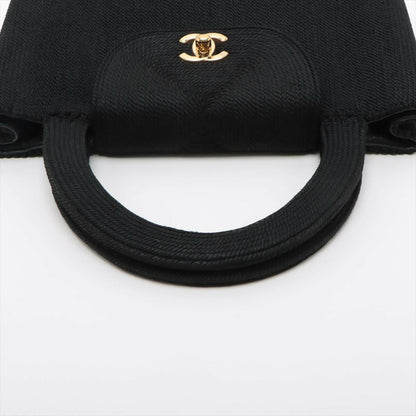 Chanel Black Caviar Rope-Embellished Tote Bag