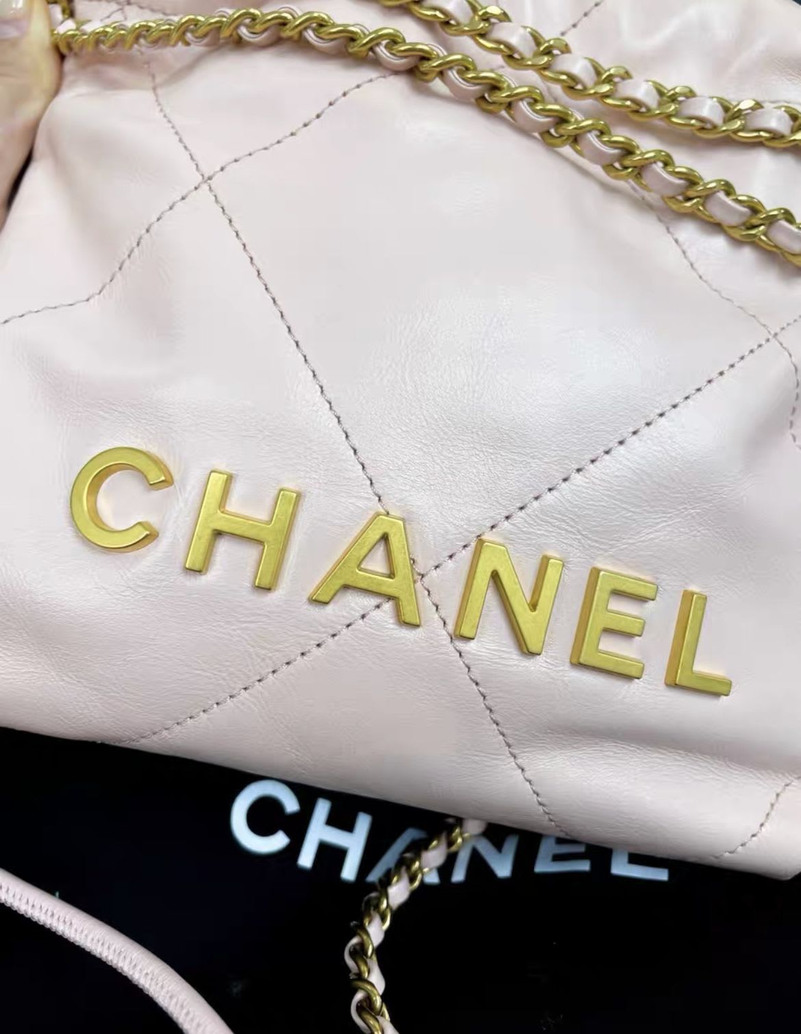 Chanel Luxury Leather Pink Shoulder Bag Style 2