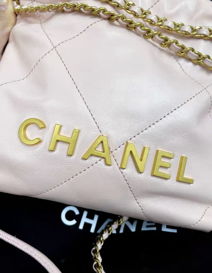 Chanel Luxury Leather Pink Shoulder Bag Style 2