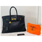 Luxury Hermes Birkin 35 Black Hand Bag