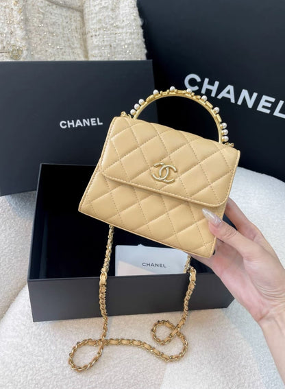 Chanel Luxury Leather Handbag Style 10