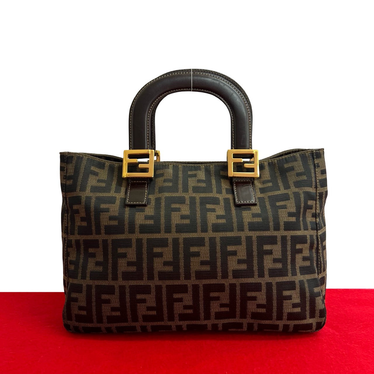 Fendi Luxury Leather Red Handbag Style 27