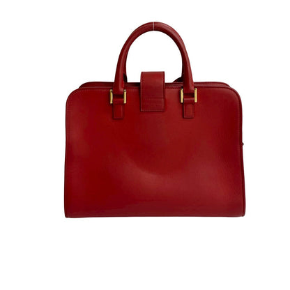 Saint Laurent Leather Red Handbag Style 15