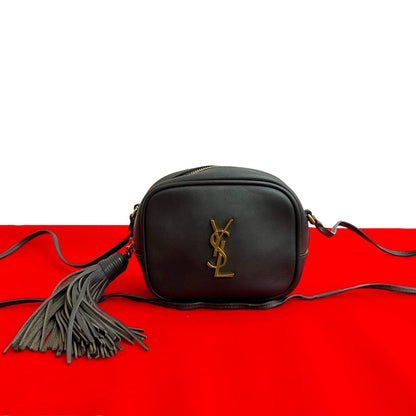 Saint Laurent Leather Red Shoulder Bag Style 8