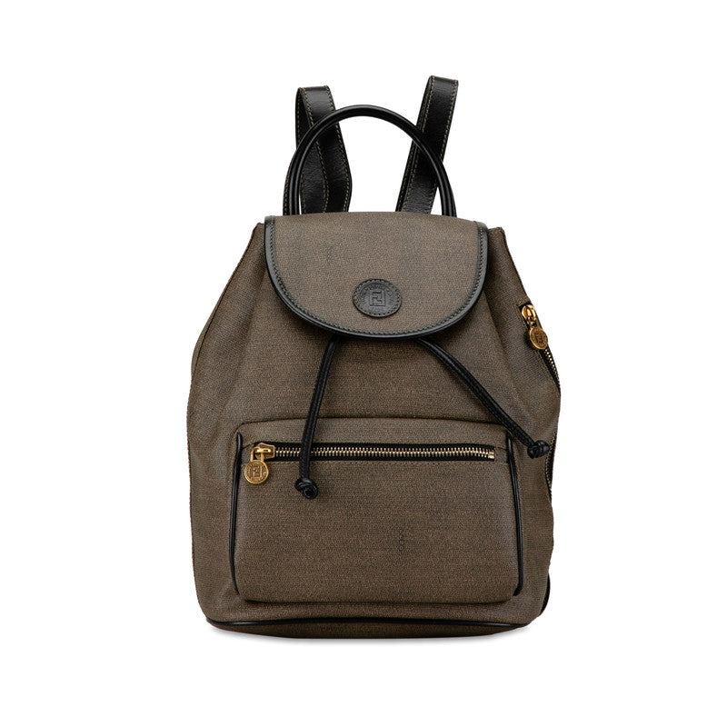 Fendi Zucchino Pvc Leather Backpack