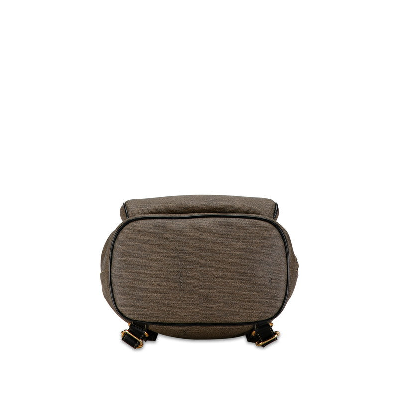 Fendi Zucchino Pvc Leather Backpack