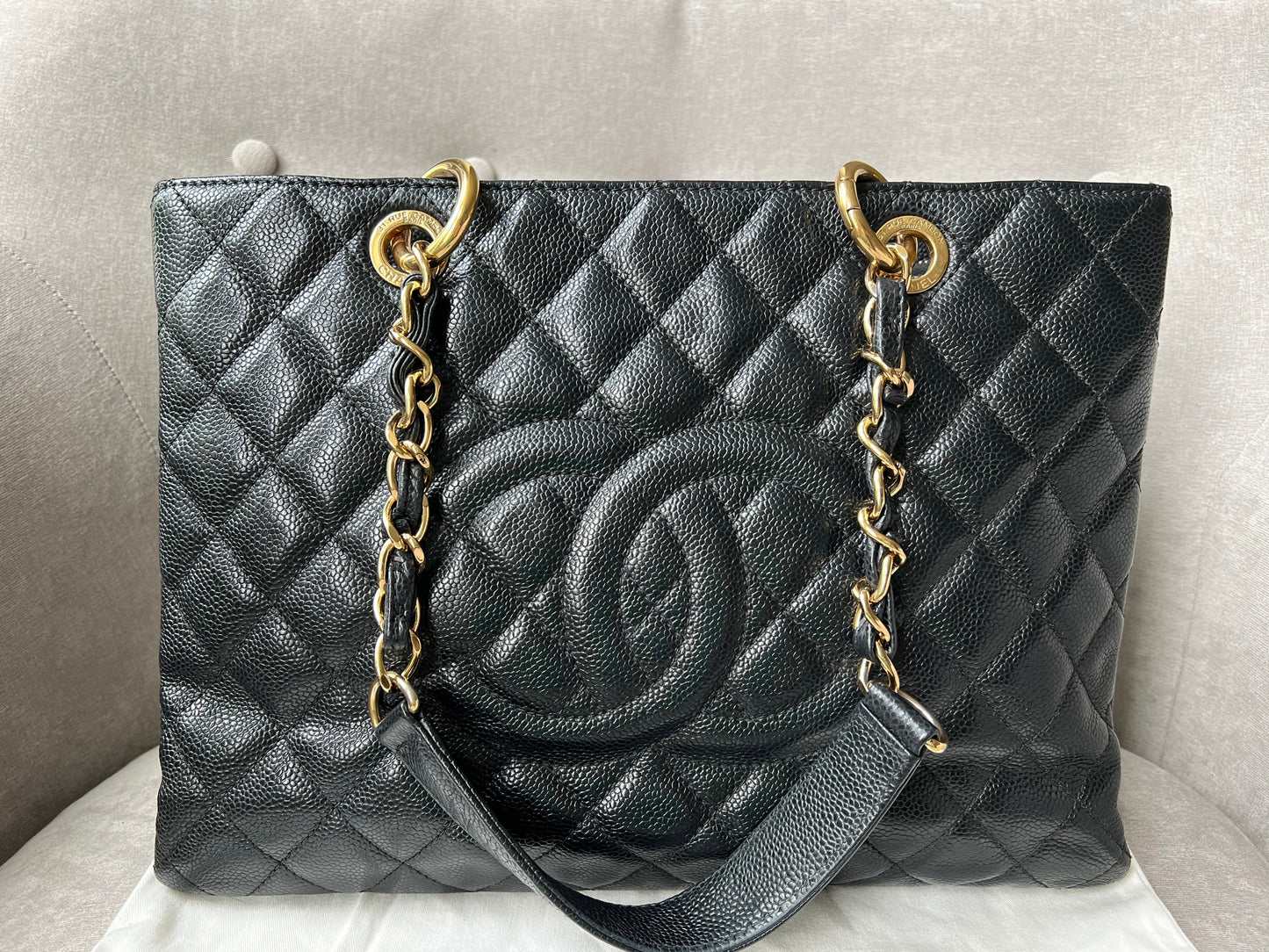 Chanel Caviar Black Luxury Tote Style 2