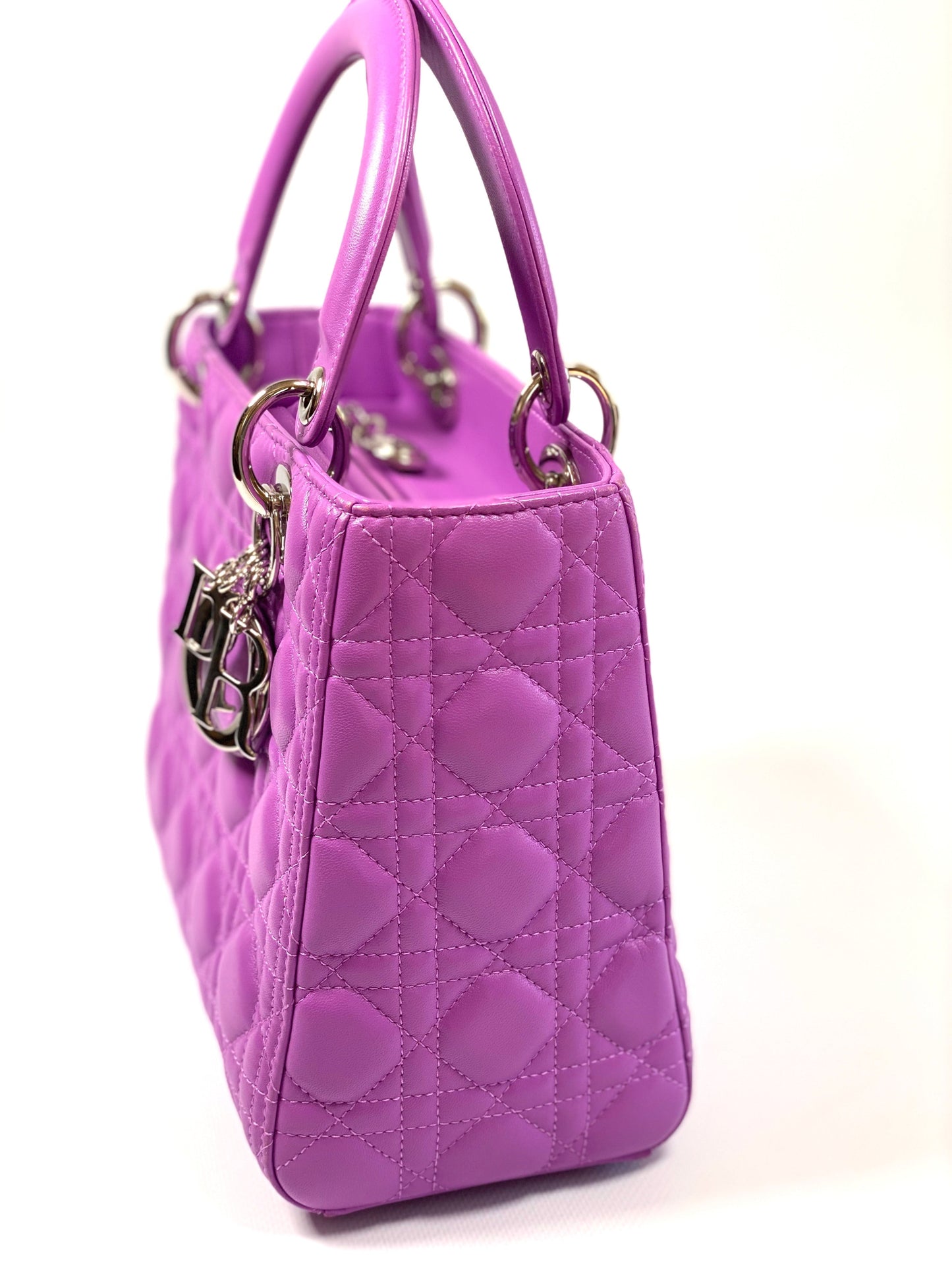 Dior Lady Dior Lou Leather Mini Shoulder Bag