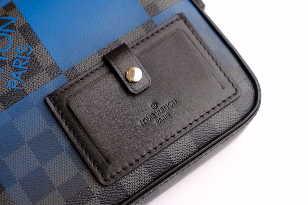 New blue travel bag