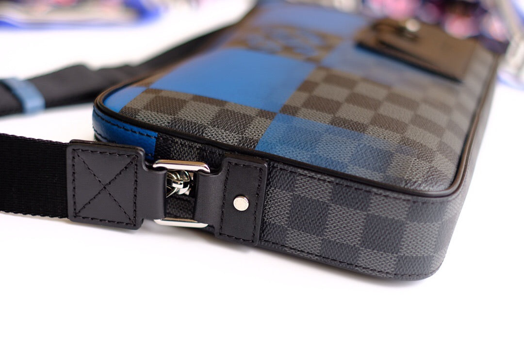 New blue travel bag