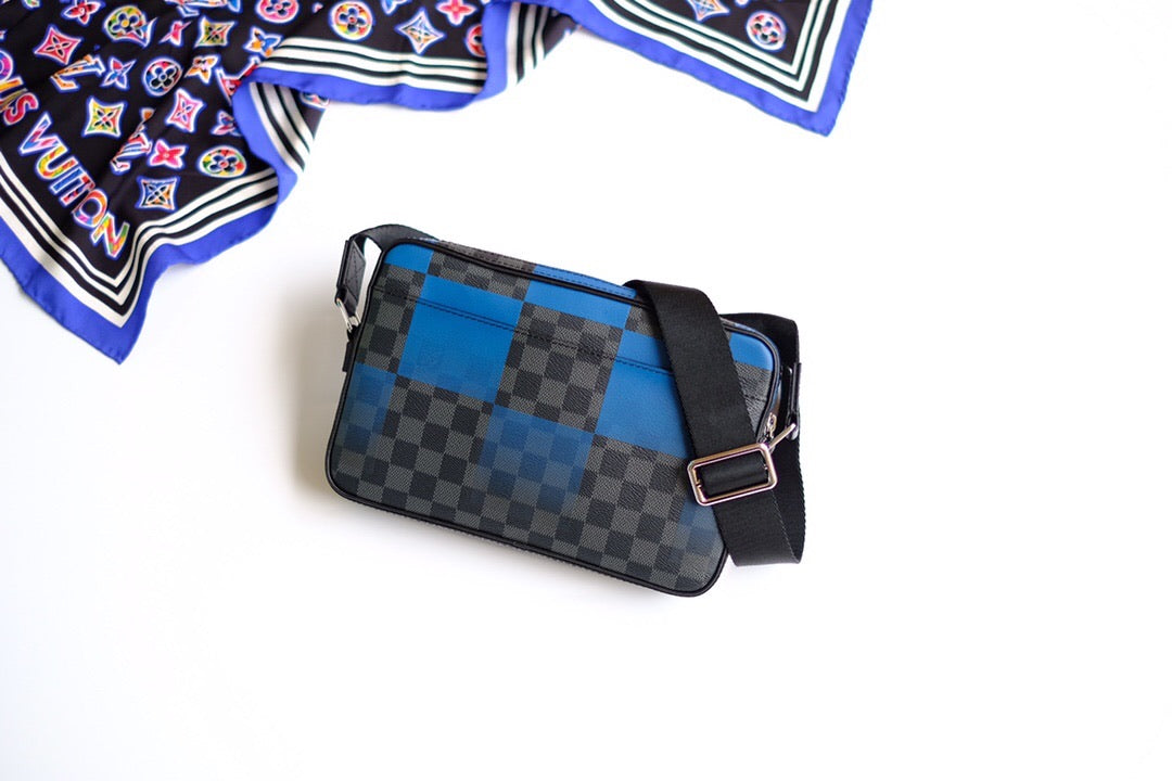 New blue travel bag