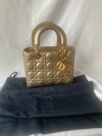 Lady Dior ABCdior Small Small Cannage Lambskin Handbag