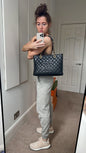 Chanel Caviar Black Gold Luxury Tote Style