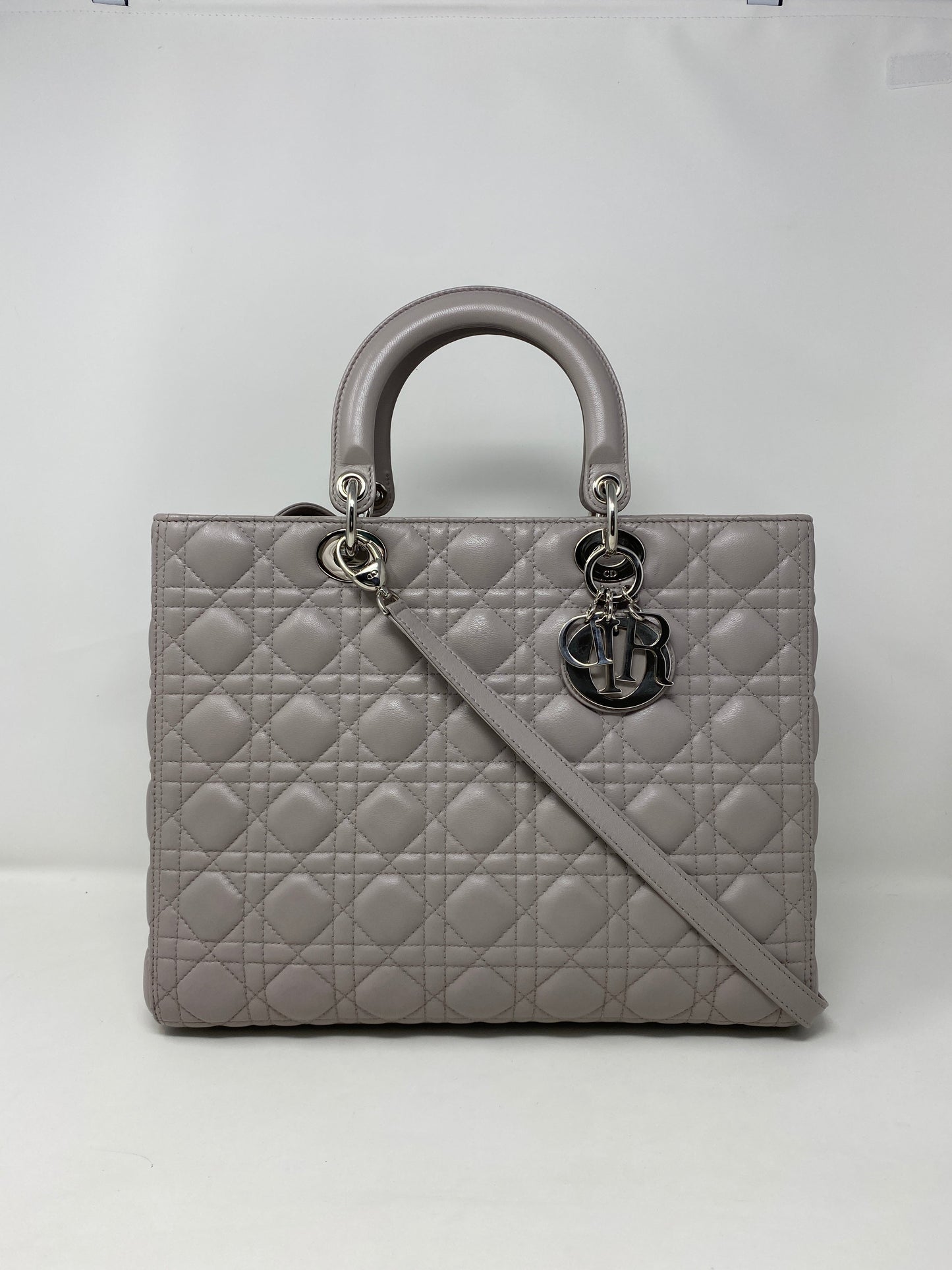 Dior Lady Dior Lou Leather Handbag
