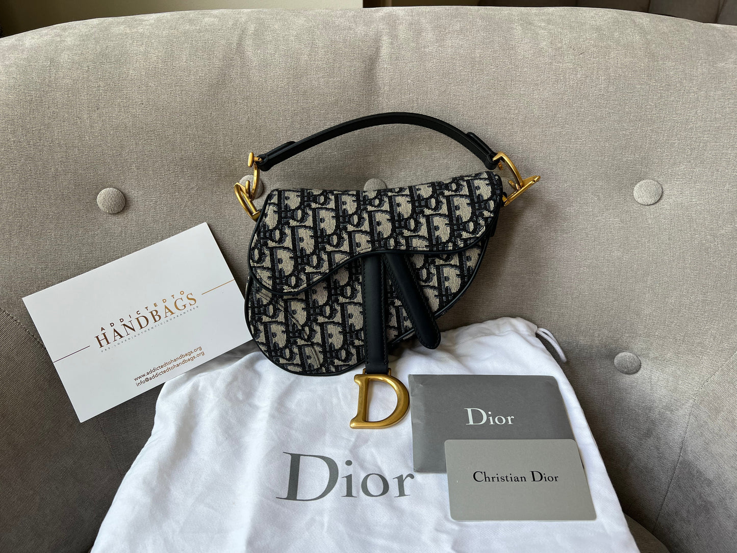 Dior Leather Tote Bag