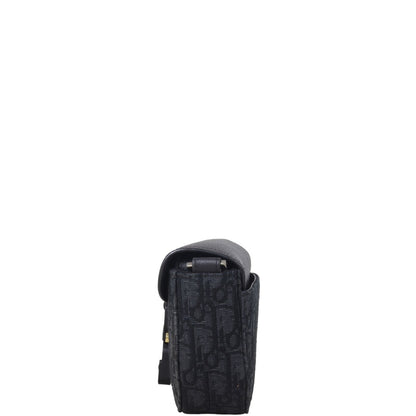 Dior Saddle Mini Messenger Flap Bag Oblique
