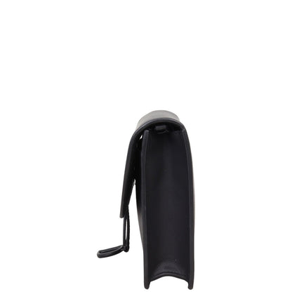 Dior Saddle Pouch Wallet on Chain Ultramatte