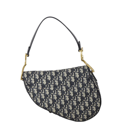 Dior Saddle Bag with Strap Oblique