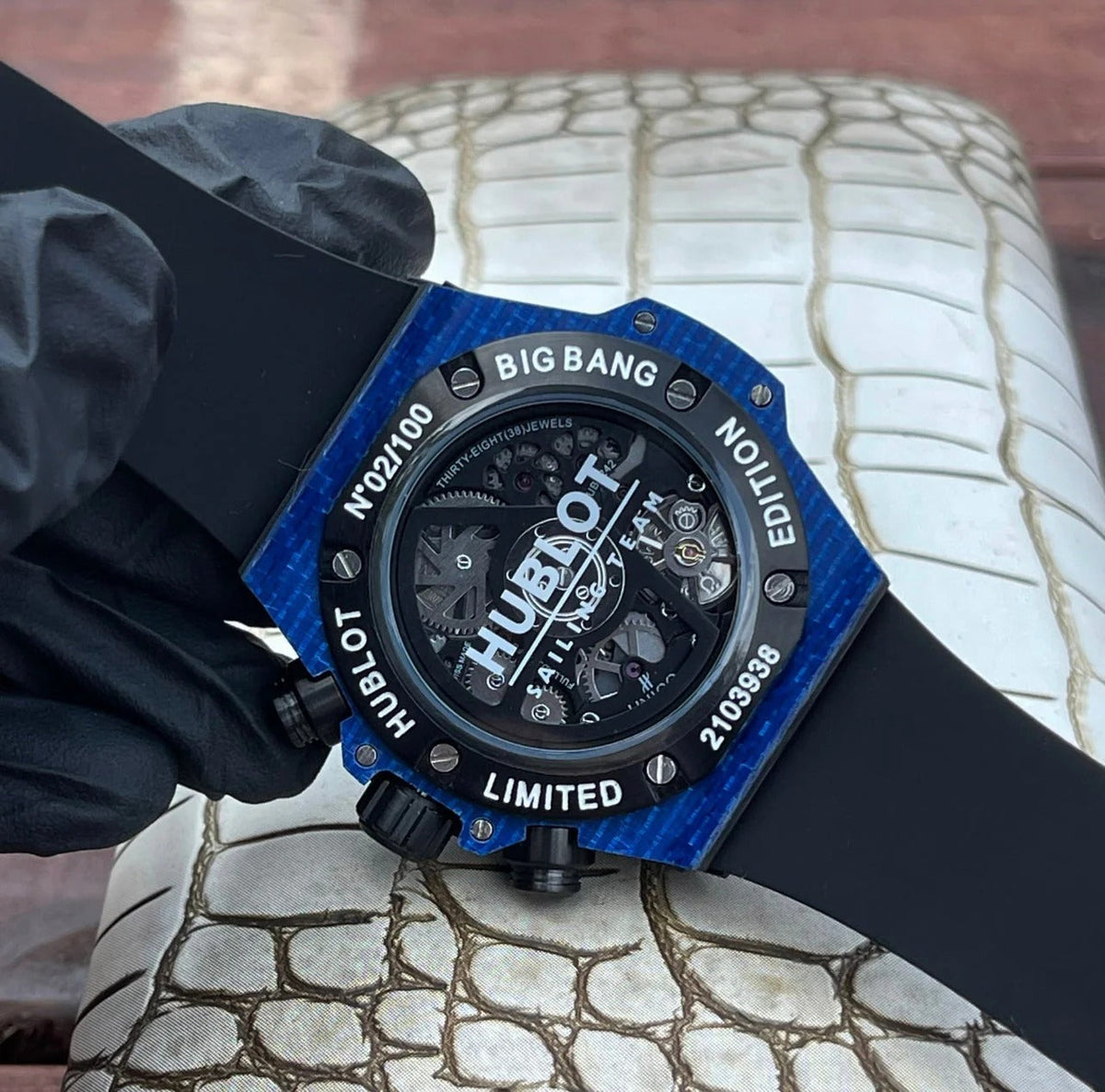 Hublot Big Bang Unico 45mm Watch Black Rubber Strap
