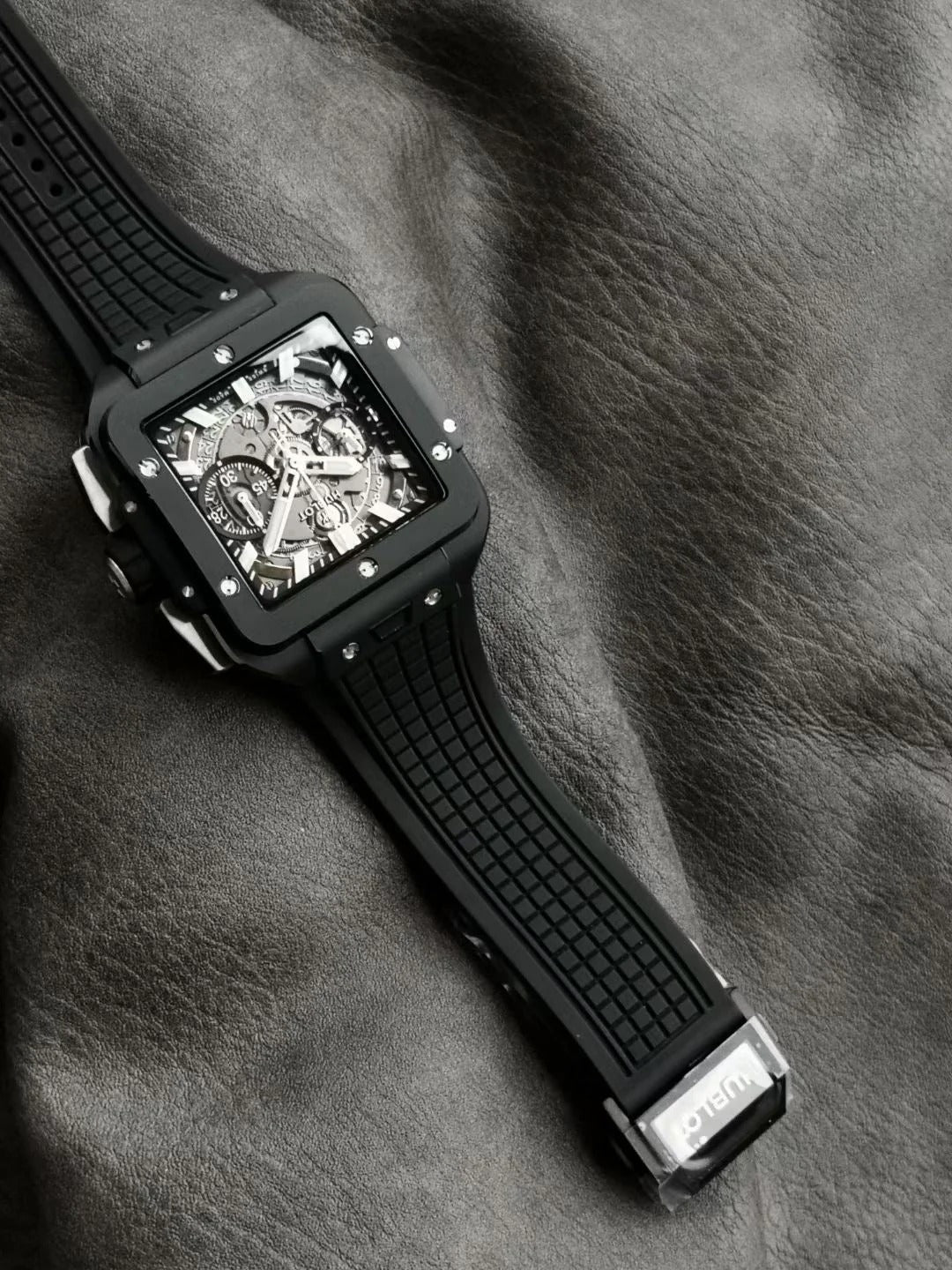 Hublot Square Bang Unico Black Ceramic 42mm Watch