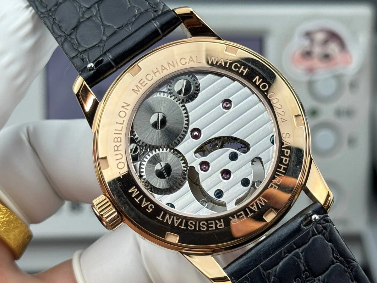 Patek Philippe Grand Complications Sky Moon Tourbillon 42mm Rose Gold Case Rainbow Benzel