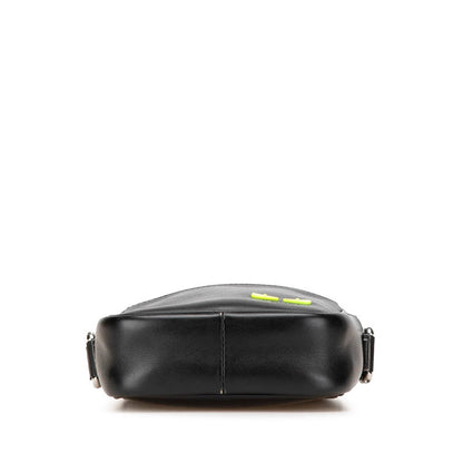 Fendi Calligraphy Patent Leather Shoulder Bag