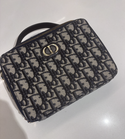 Dior Montaigne Canvas Shoulder Bag