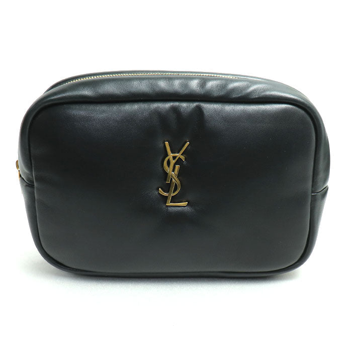 Saint Laurent Cassandra Lambskin 2Way Clutch Bag