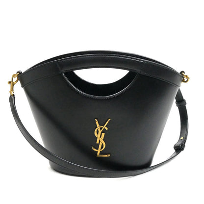 Saint Laurent Celia Smooth Leather 2Way Tote Bag