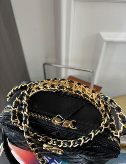 Chanel Chanel 22 Caviar Black Shoulder Bag
