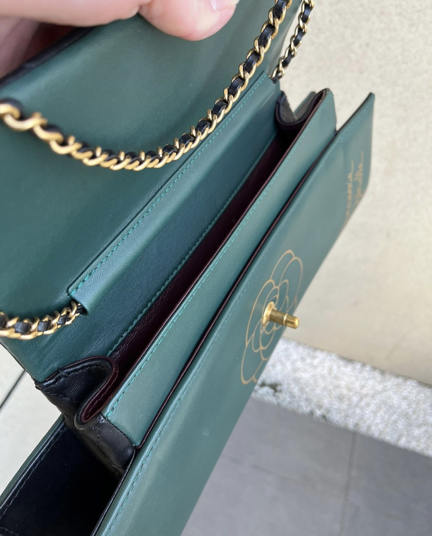 Chanel Limited Camellia Menu Bag