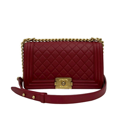 Chanel Boy Lambskin Shoulder Bag Style 4